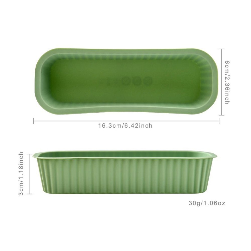 Silicone Rectangular Mini Mold For Candy Toast And Bread Baking 2