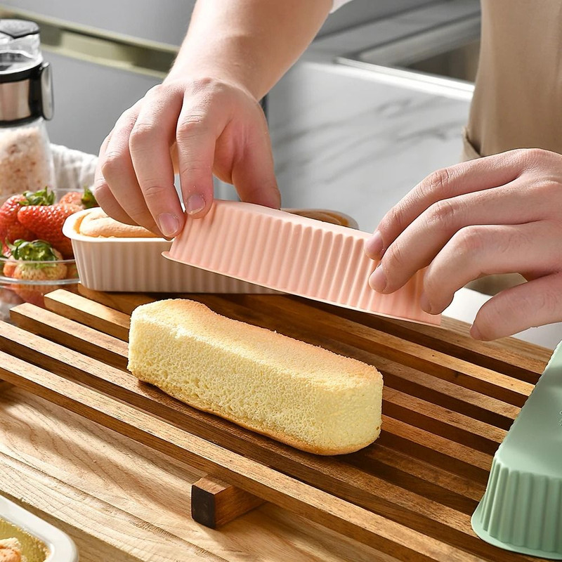 Silicone Rectangular Mini Mold For Candy Toast And Bread Baking 4