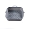 Silicone Square Air Fryer Liner Reusable Baking Tray And Basket Insert 6