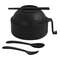 Microwave Ramen Bowl Cooker Set Wheat Straw Instant Noodle Bowl With Spoon And Chopsticks 6
