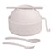 Microwave Ramen Bowl Cooker Set Wheat Straw Instant Noodle Bowl With Spoon And Chopsticks 9
