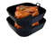 Silicone Square Air Fryer Pot Tray With Handle For Reusable Non Stick Baking 1