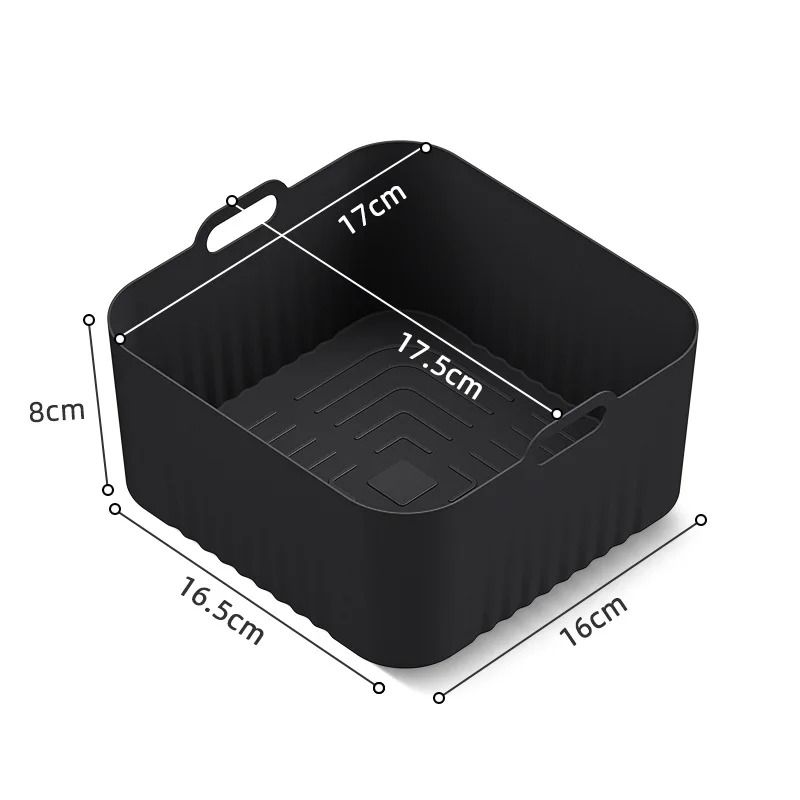 Silicone 17 Cm Air Fryer Mould Pot Tray With Handle For 45 L Airfryer 5