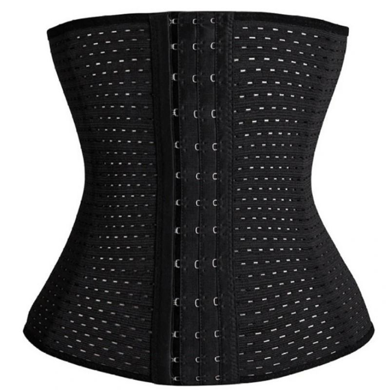 Women Body Shapewear Tummy Slimming Black Belly Band Postpartum Corset 6