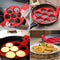 Silicone 7 Hole Non Stick Baking Mold With Handle For Eggs Pancakes And Snacks 0