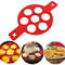 Silicone 7 Hole Non Stick Baking Mold With Handle For Eggs Pancakes And Snacks 2