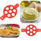 Silicone 7 Hole Non Stick Baking Mold With Handle For Eggs Pancakes And Snacks 4