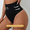 High Waist Seamless Thong Panties Tummy Control Shaper Underwear 1