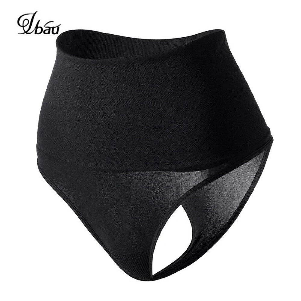 High Waist Seamless Thong Panties Tummy Control Shaper Underwear 6