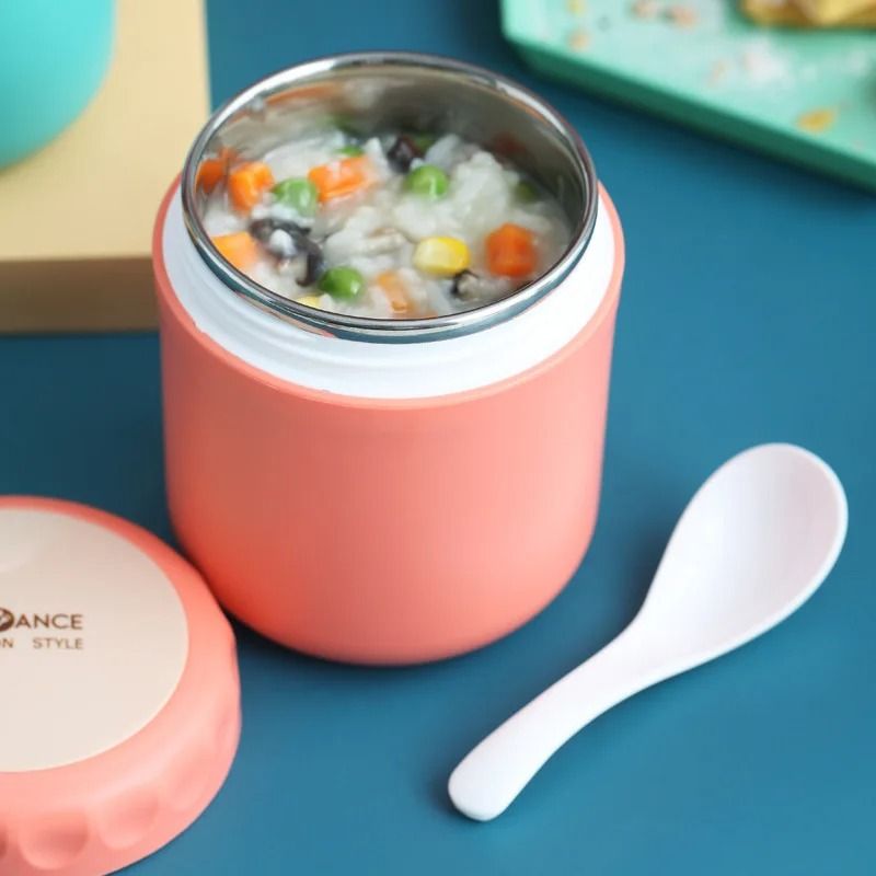 Insulated Stainless Steel Thermal Food Jar Lunch Container For School And Work 1