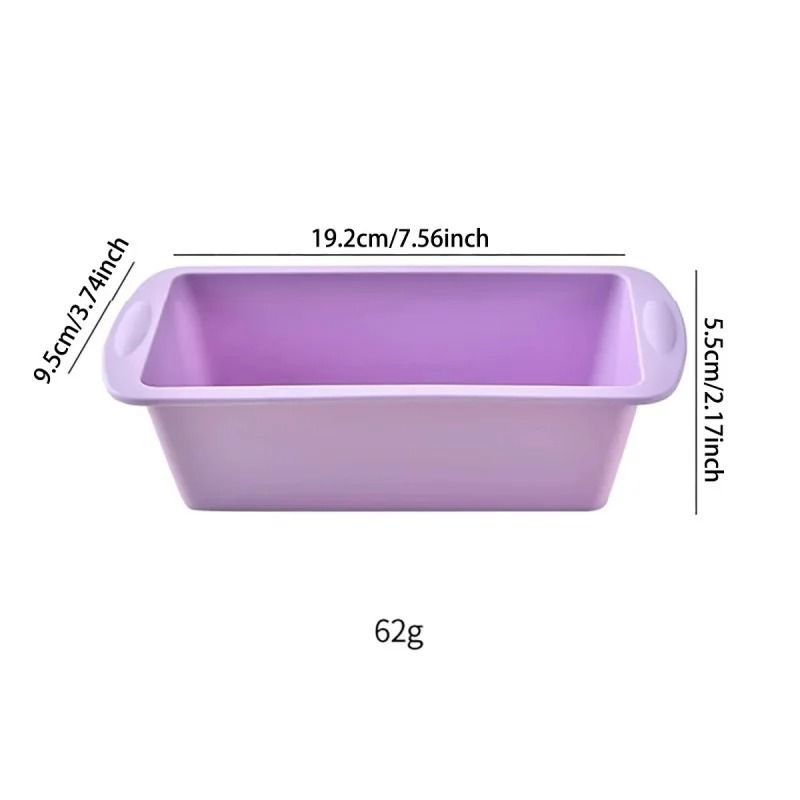 Household Rectangular Silicone Mold For Bread Candy And Cake Baking 2