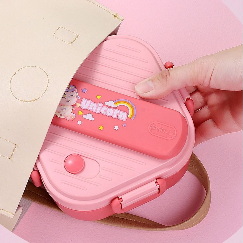 3 Grids Unicorn Lunch Box For Children 4