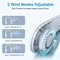 Mini Rechargeable Bladeless Hanging Neck Fan With 3Speed Air Cooler 4