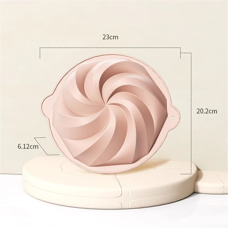 Silicone NonStick Cake Pan For Baking Cakes Brownies And Puddings 12