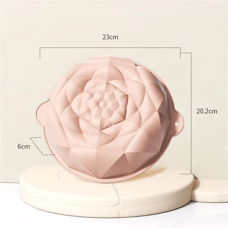 Silicone NonStick Cake Pan For Baking Cakes Brownies And Puddings 14