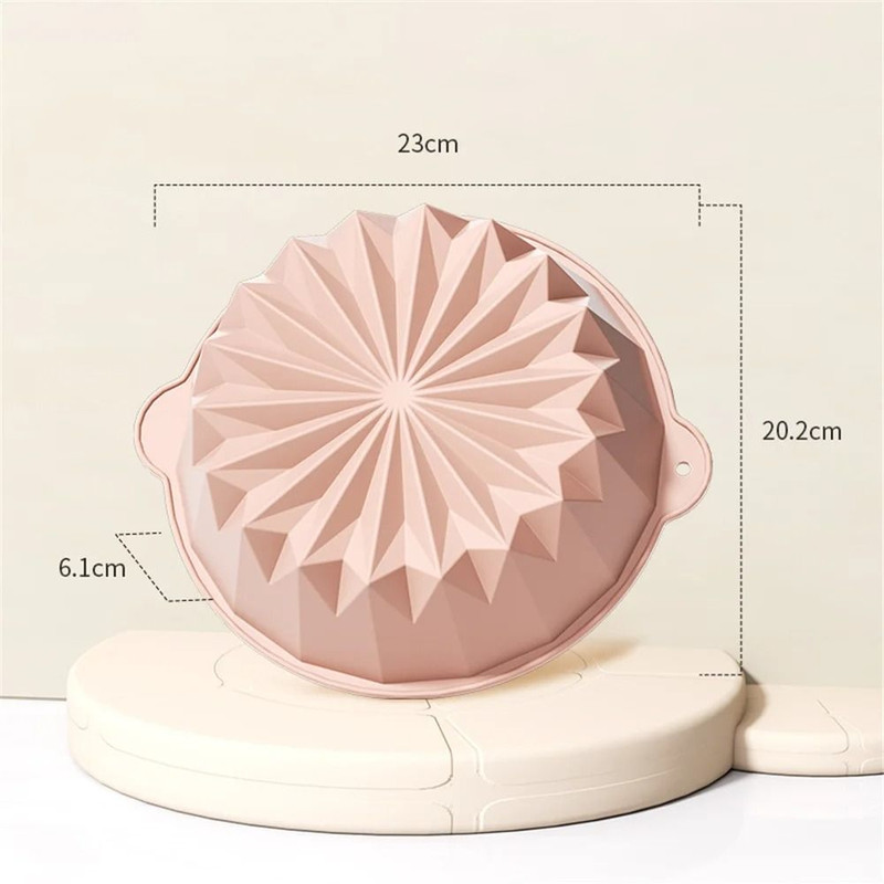 Silicone NonStick Cake Pan For Baking Cakes Brownies And Puddings 17