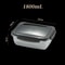 304 Stainless Steel Airtight Crisper Box Food Storage Container With Lid 9