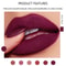 6Color Long Lasting Matte Lipstick Set Waterproof Velvety Finish 3