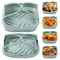 Silicone Foldable Air Fryer Basket With Handle 0