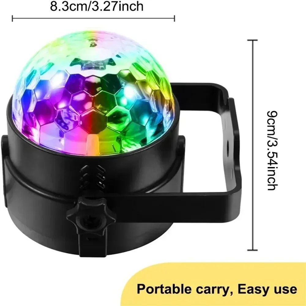 LED Stage Disco Light Rotating DJ Ball Strobe Light 1