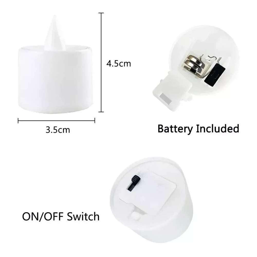 LED Candle Battery Powered Flameless Tea Candle 5