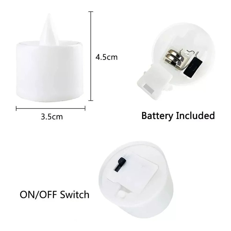 LED Candle Battery Powered Flameless Tea Candle 5