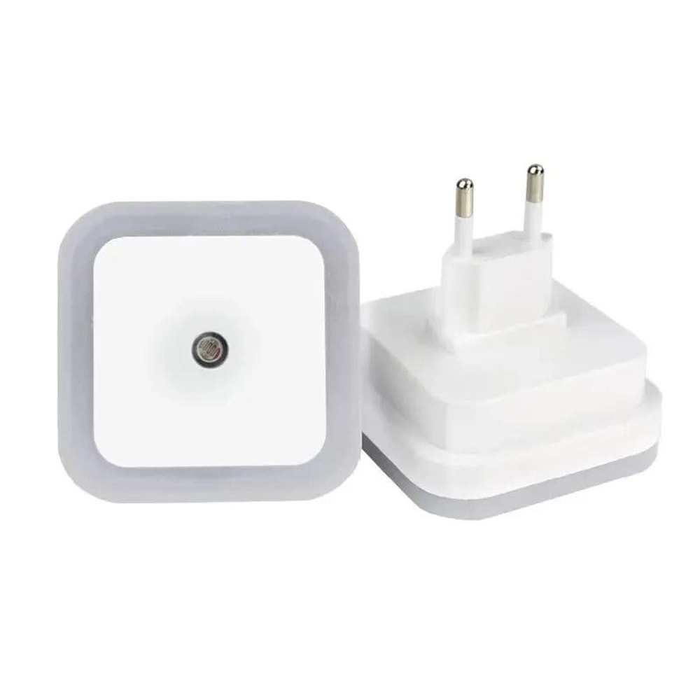 Wireless Sensor LED Night Light EU US Plug Mini Square Night Light 2