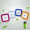 Wireless Sensor LED Night Light EU US Plug Mini Square Night Light 4
