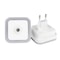 Wireless Sensor LED Night Light EU US Plug Mini Square Night Light 8