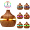 Electric Wood Grain Aroma Diffuser And Cool Mist Humidifier 300ml 0
