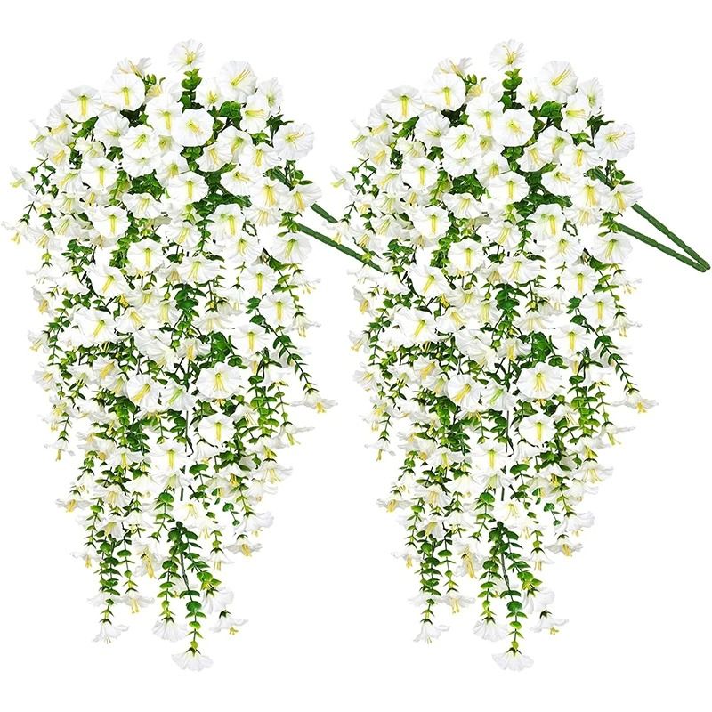 Artificial Morning Glory Wall Hanging Vine 75 Cm 6