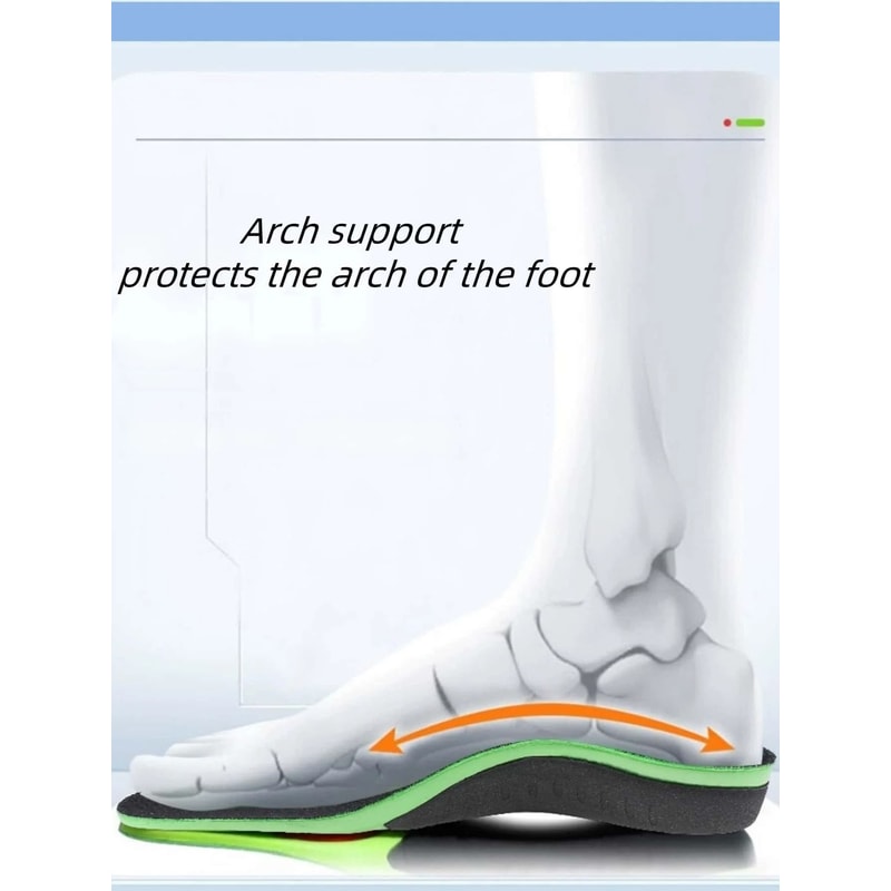 Arch Support Insoles For Sports And Flat Feet Shock Absorbing Orthopedic Foot Pads 5