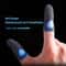 Mobile Game Touch Screen Finger Sleeves Breathable Gaming Fingertips Pack 2