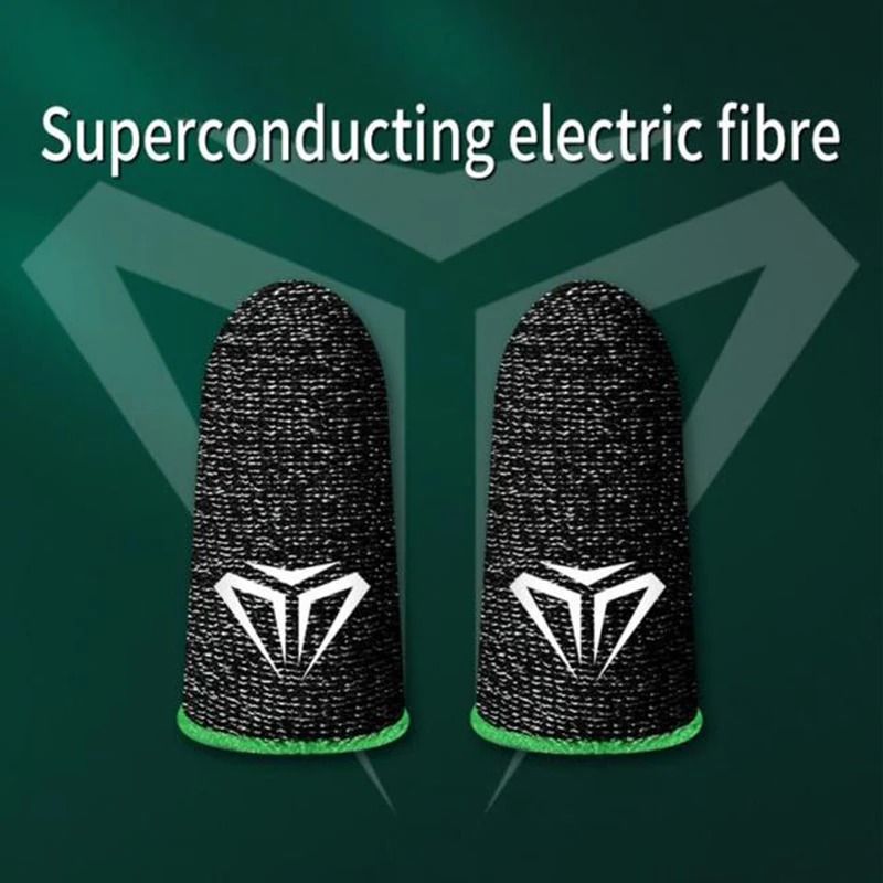 Mobile Game Touch Screen Finger Sleeves Breathable Gaming Fingertips Pack 9