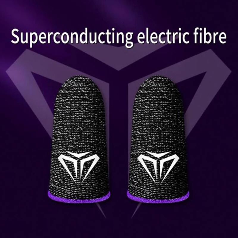 Mobile Game Touch Screen Finger Sleeves Breathable Gaming Fingertips Pack 11