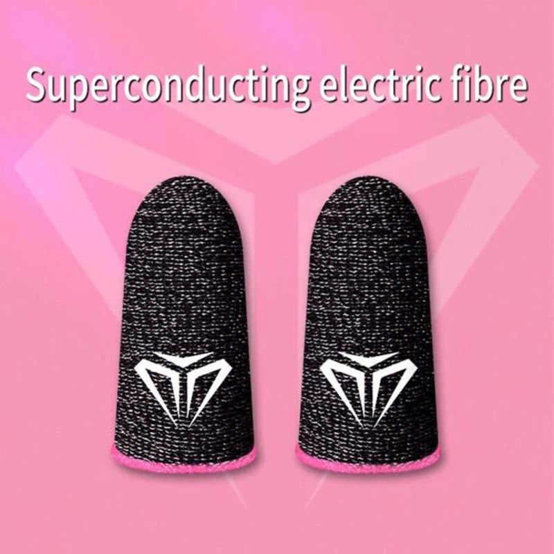 Mobile Game Touch Screen Finger Sleeves Breathable Gaming Fingertips Pack 12
