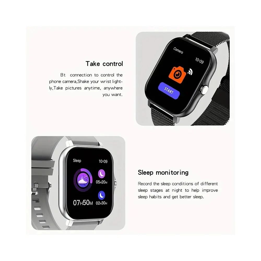 Smartwatch Bluetooth Call 144 Inch HD Screen Blood Oxygen And Pressure Monitor 3