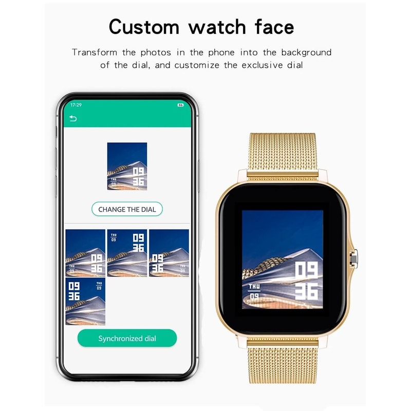 Smartwatch Bluetooth Call 144 Inch HD Screen Blood Oxygen And Pressure Monitor 4