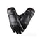 Winter Fashion Black PU Leather Gloves Men Thin Style Driving NonSlip Touchscreen 0