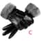 Winter Fashion Black PU Leather Gloves Men Thin Style Driving NonSlip Touchscreen 9