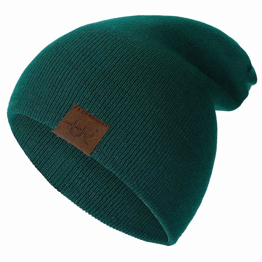 Unisex Beanie Hat URGENTMAN Casual Warm Knitted Winter Hat 15