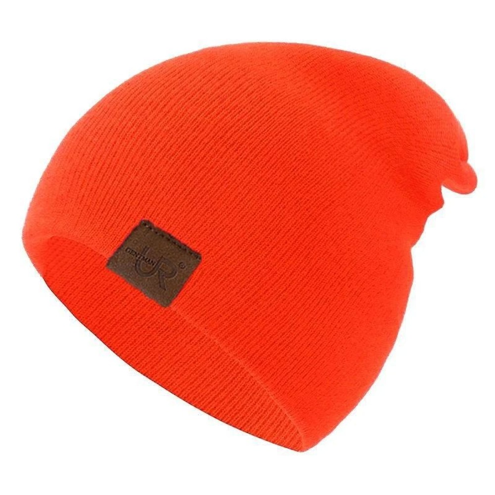 Unisex Beanie Hat URGENTMAN Casual Warm Knitted Winter Hat 23