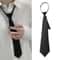 Unisex Silk Narrow Neck Tie Retro Korean Style For Men And Women 0