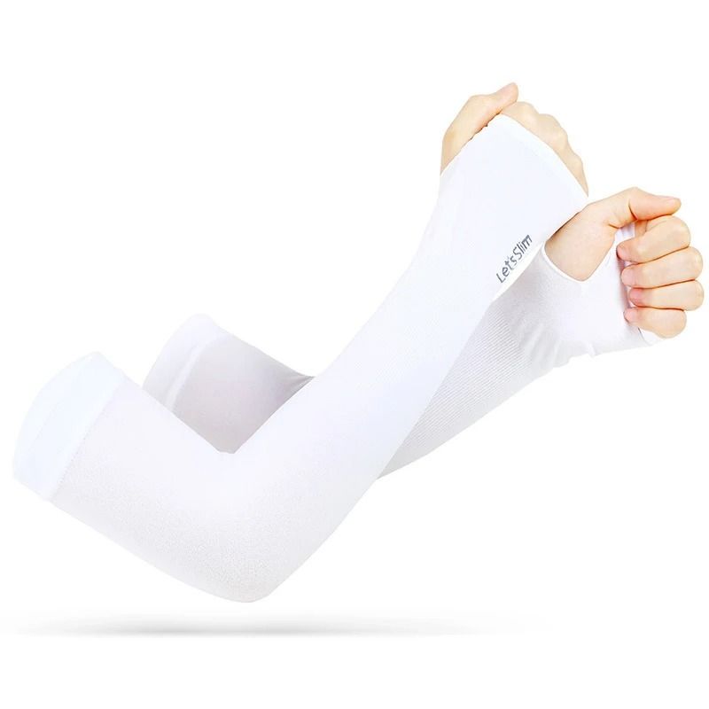 Anti UV Arm Covers Unisex Ice Silk Cooling Sleeves For Summer Sports And Driving 4