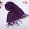 Autumn And Winter Solid Color Scarf For Men And Women 13