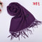 Autumn And Winter Solid Color Scarf For Men And Women 13