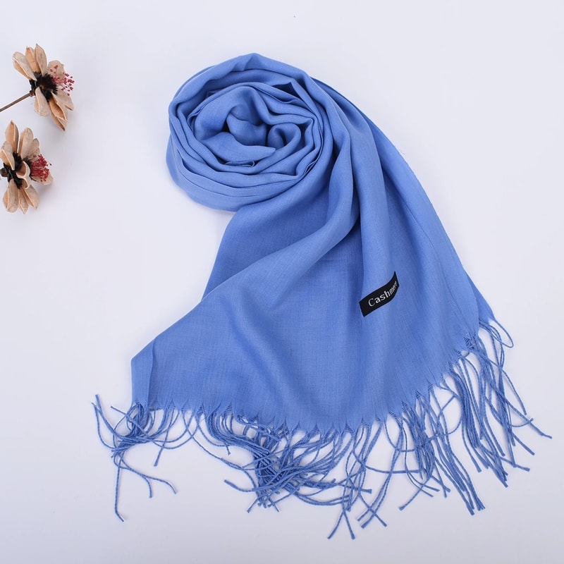 Autumn And Winter Solid Color Scarf For Men And Women 1