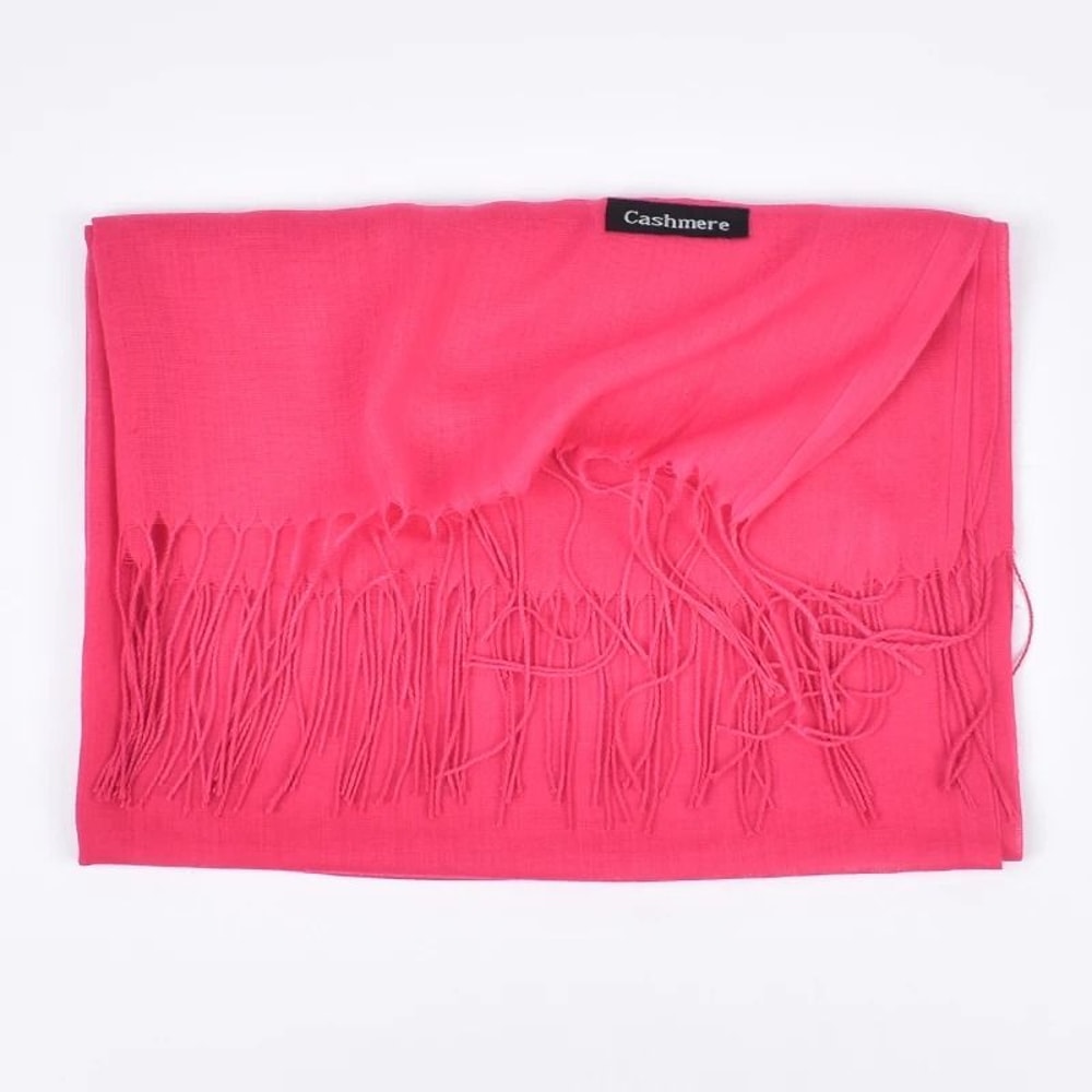 Autumn And Winter Solid Color Scarf For Men And Women 18