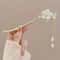 Elegant Chinese Style Tassel Hair Stick Traditional Floral Hairpin For Women 9
