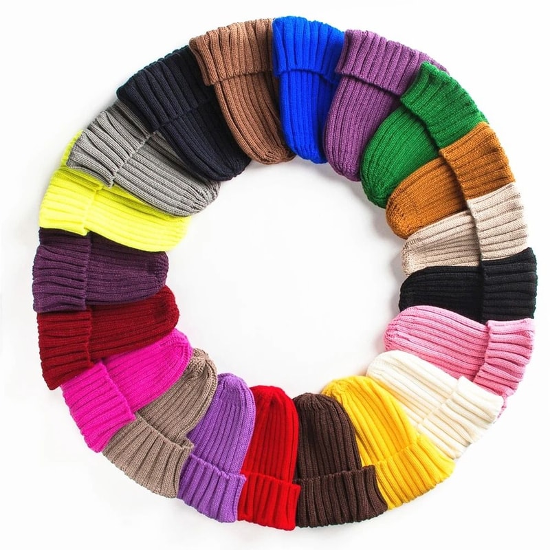 Knitted Woolen Hood For Men And Women With Ear Protection Warm Winter Hat 5